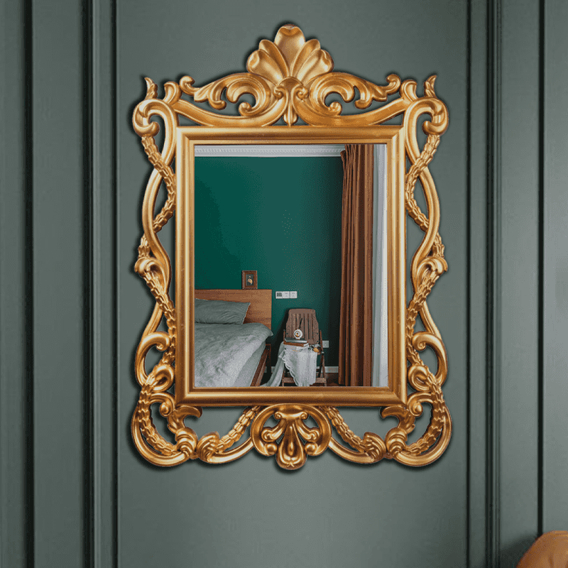 65x89cm gold glass classic style mirror