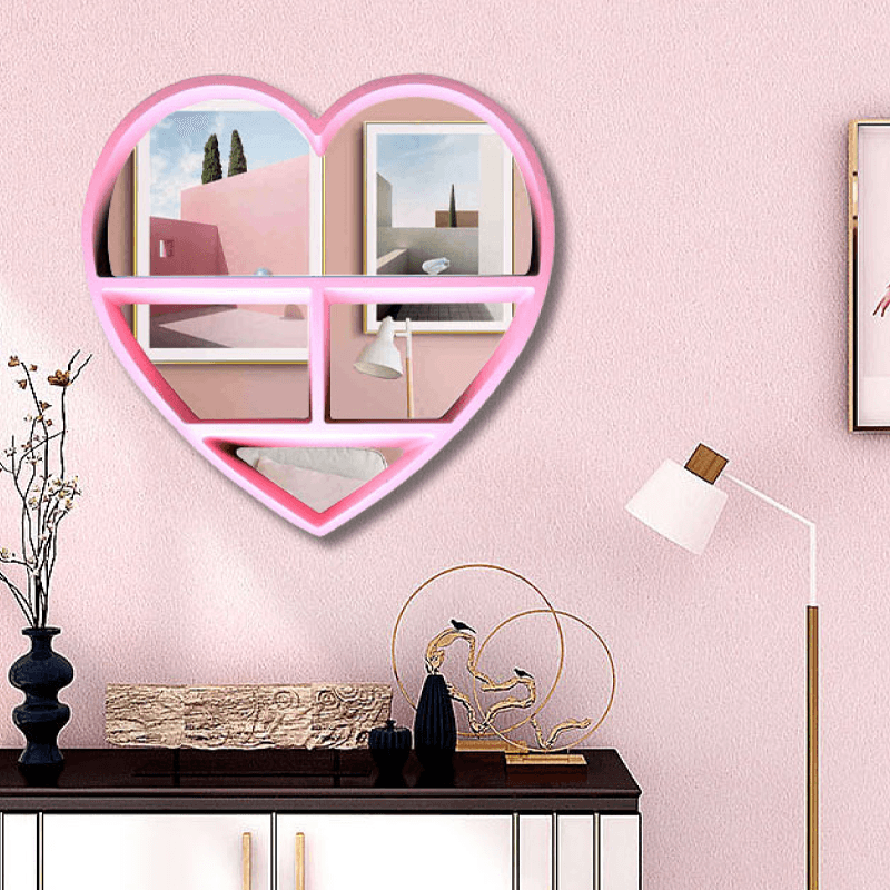 50cm pink heart wall decor