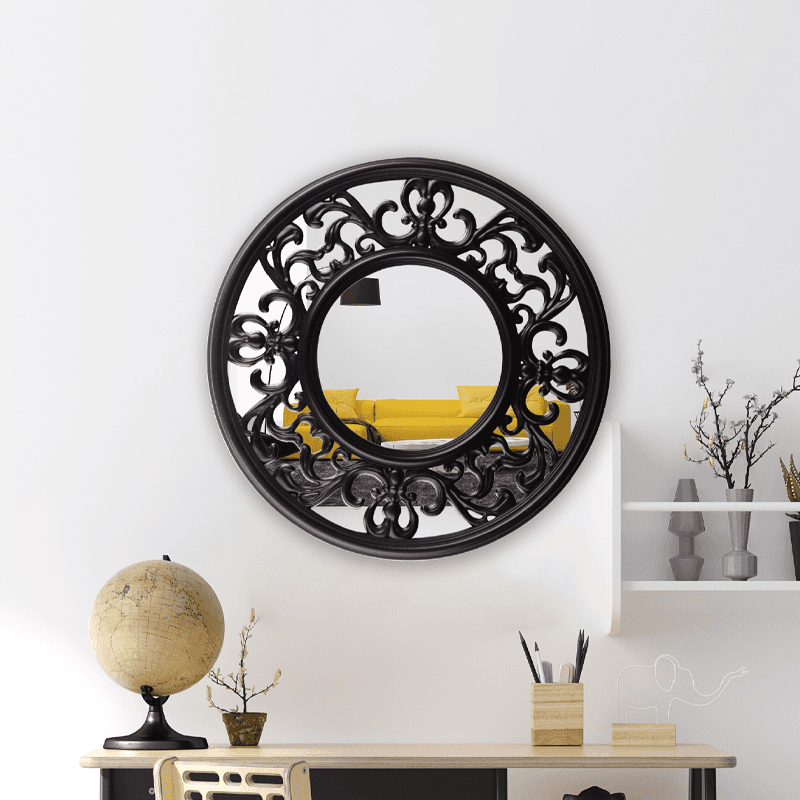 62.5cm round wall decor mirror