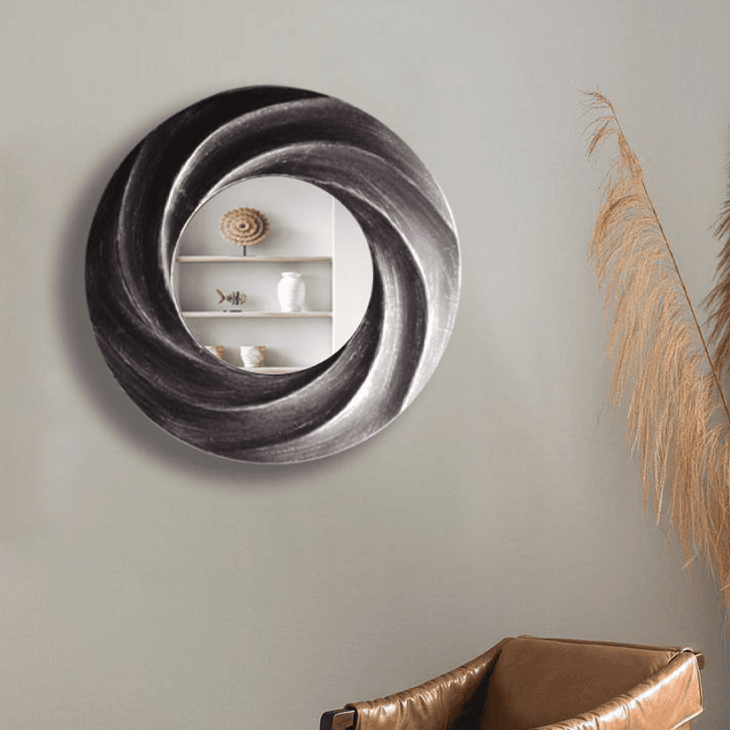 51cm bronze swirl modern mirror