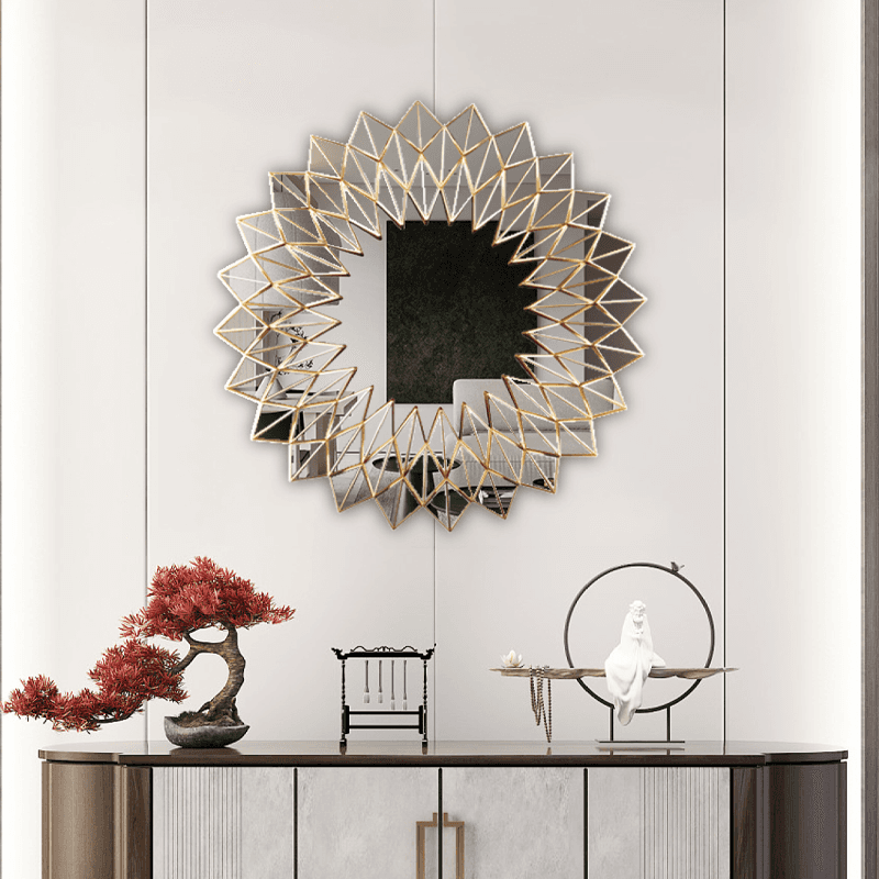 81cm gold mirror on frame mirror