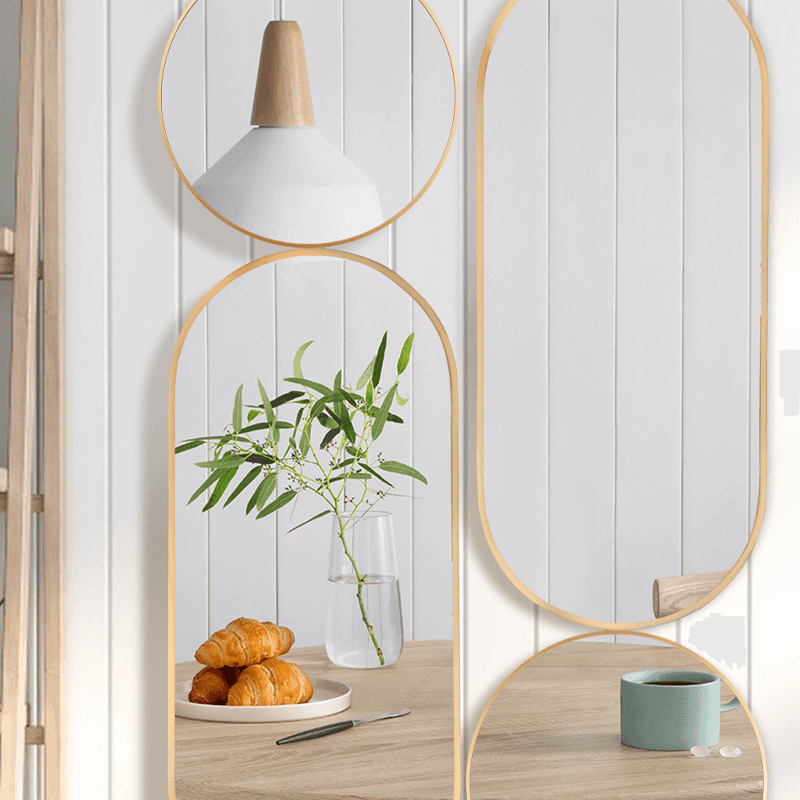 Nordic wall decorative slim mirror