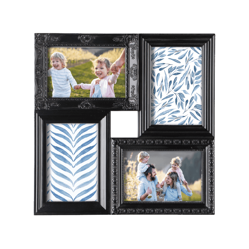 Photo collage frames for wall decor 4opening