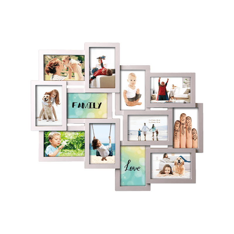 Gallery collage photo frame 12 in one