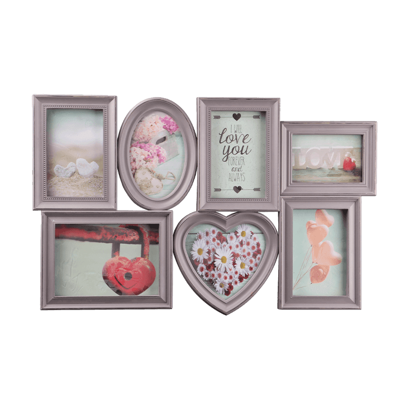 6 pictures collage frame wall decor 