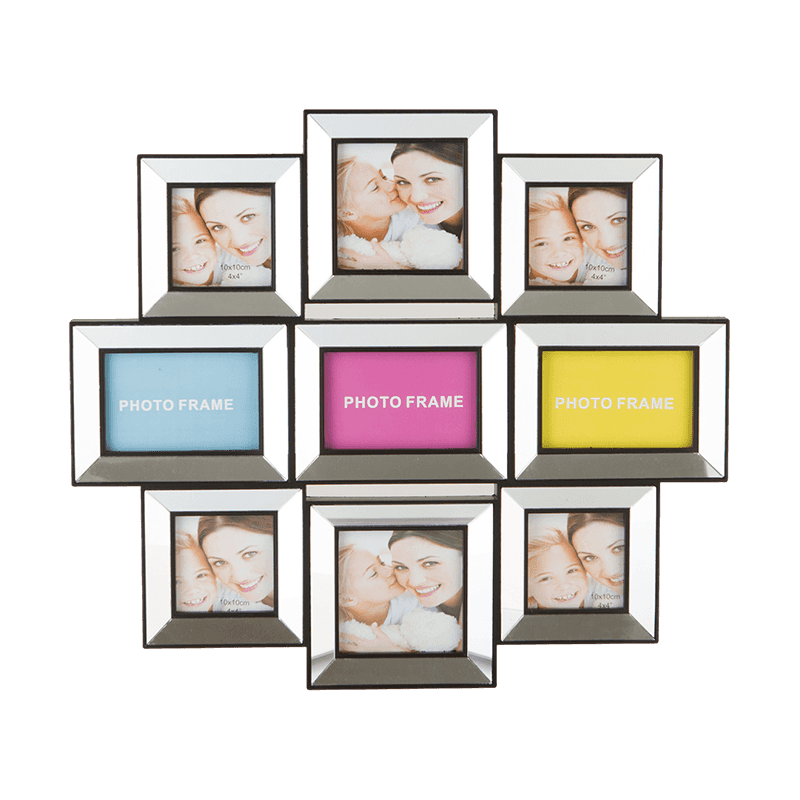Mirror collge photo frame 9 opening