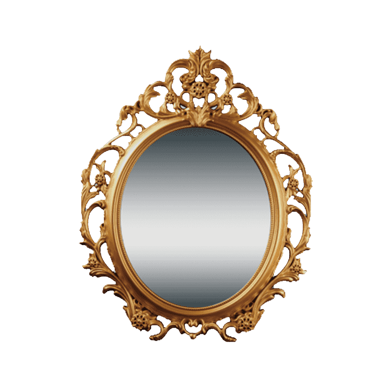 Vintage style round mirror design inspiration and cultural elements